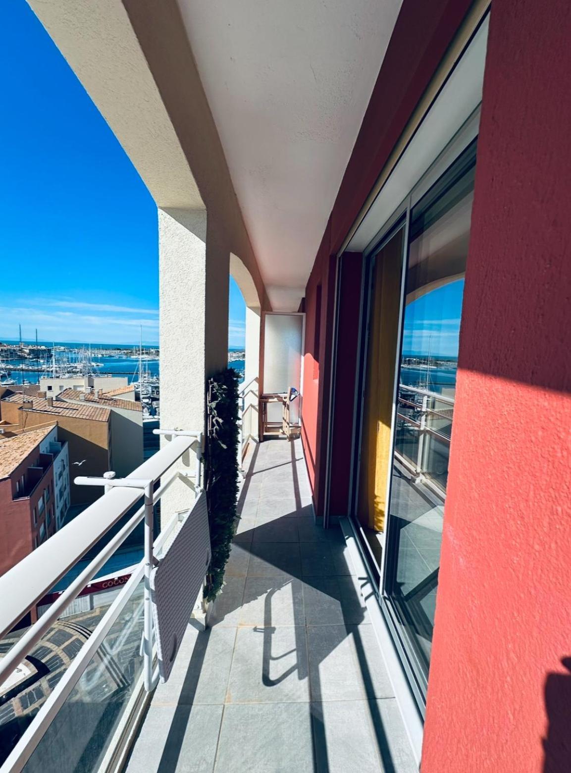 Centre Port,Vue Panoramique,Clim,Balcon,Wifi Leilighet Agde Eksteriør bilde
