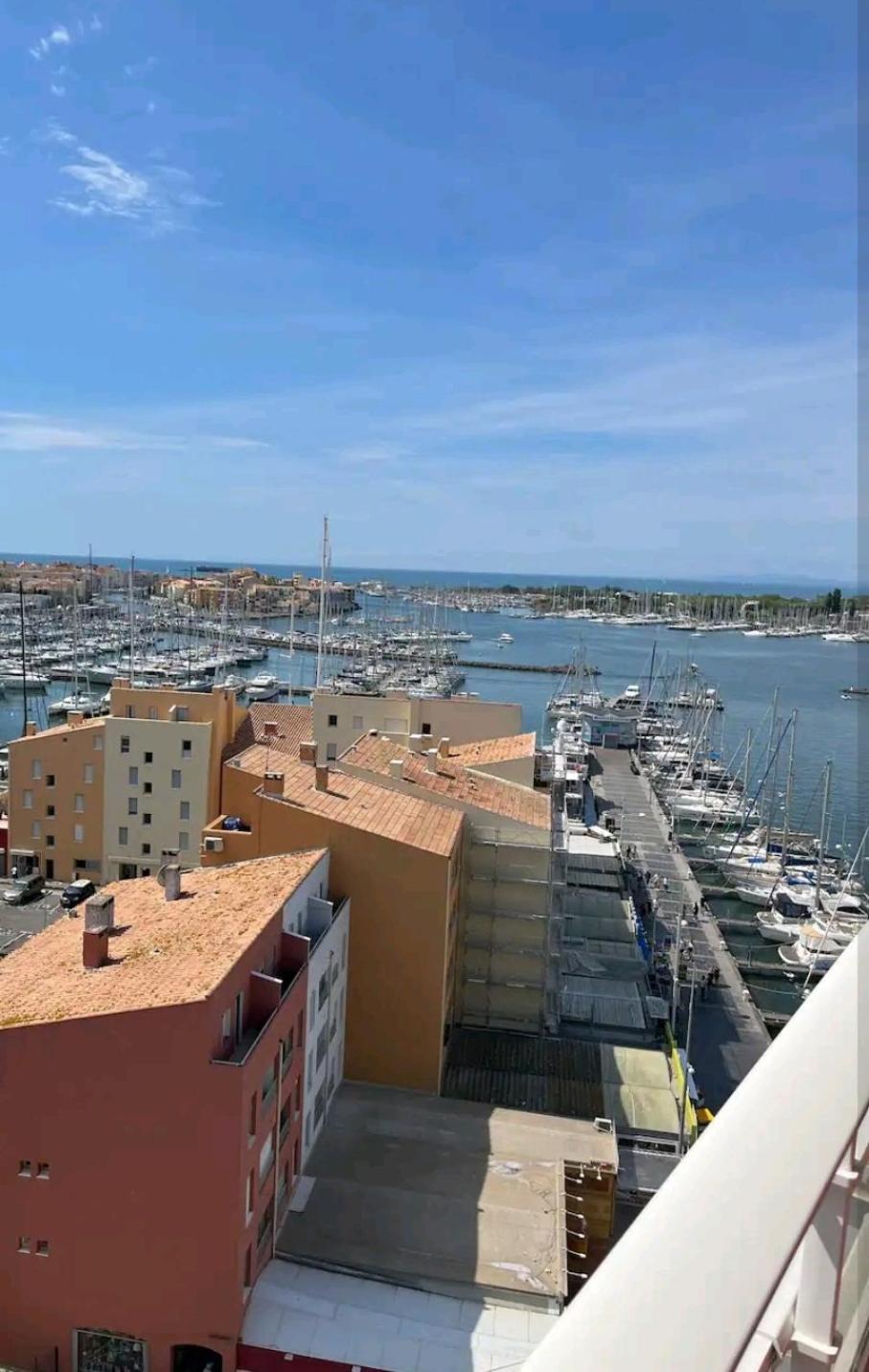 Centre Port,Vue Panoramique,Clim,Balcon,Wifi Leilighet Agde Eksteriør bilde