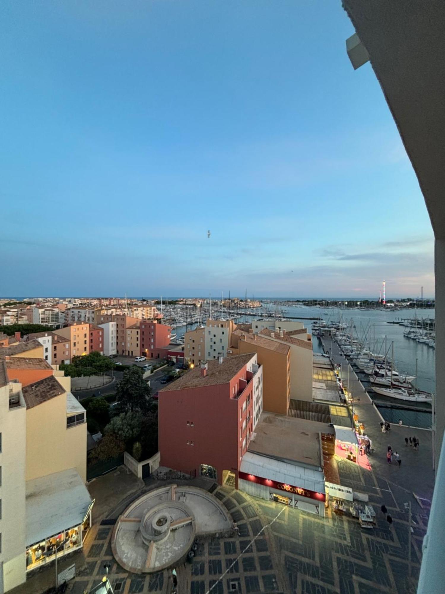 Centre Port,Vue Panoramique,Clim,Balcon,Wifi Leilighet Agde Eksteriør bilde